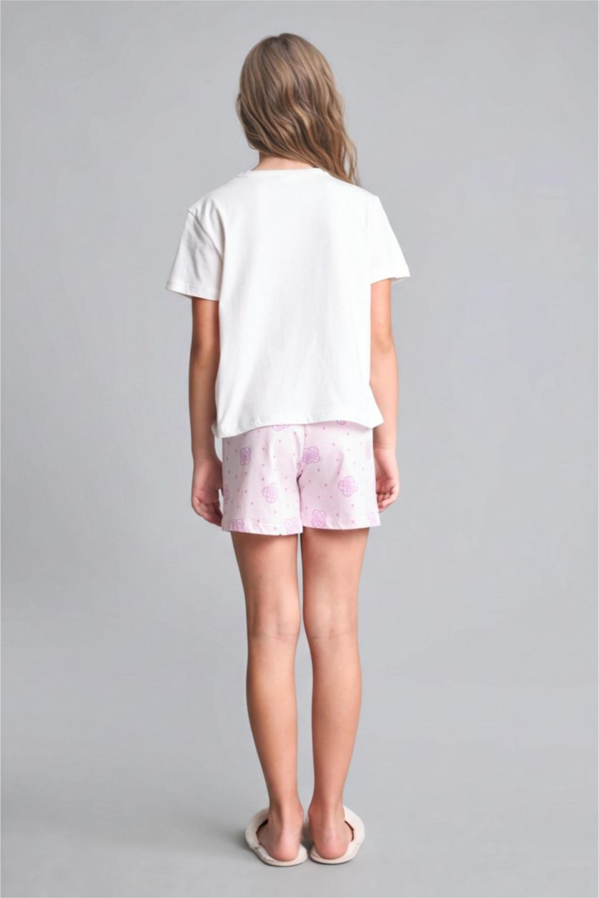 Young Girls - Teen Girls Ecru 2 piece Regular Fit Knitted Pyjamas