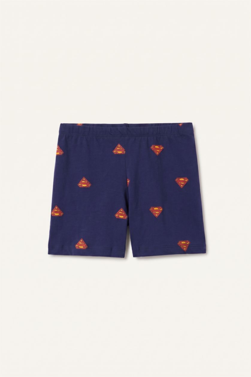 Baby Boys NAVY 2 piece Regular Fit Superman Licensed Knitted Pyjamas
