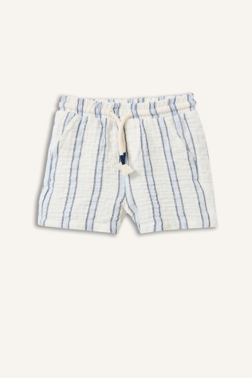 Baby Boys Ecru Baby Boy Shorts