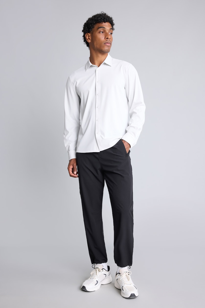 Men Stone Slim Fit Long Sleeve Shirt