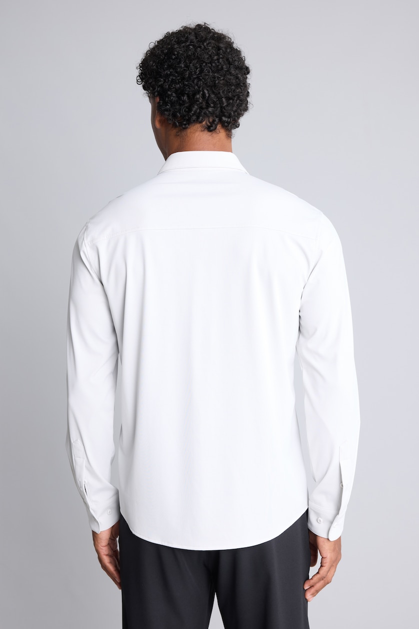 Men Stone Slim Fit Long Sleeve Shirt