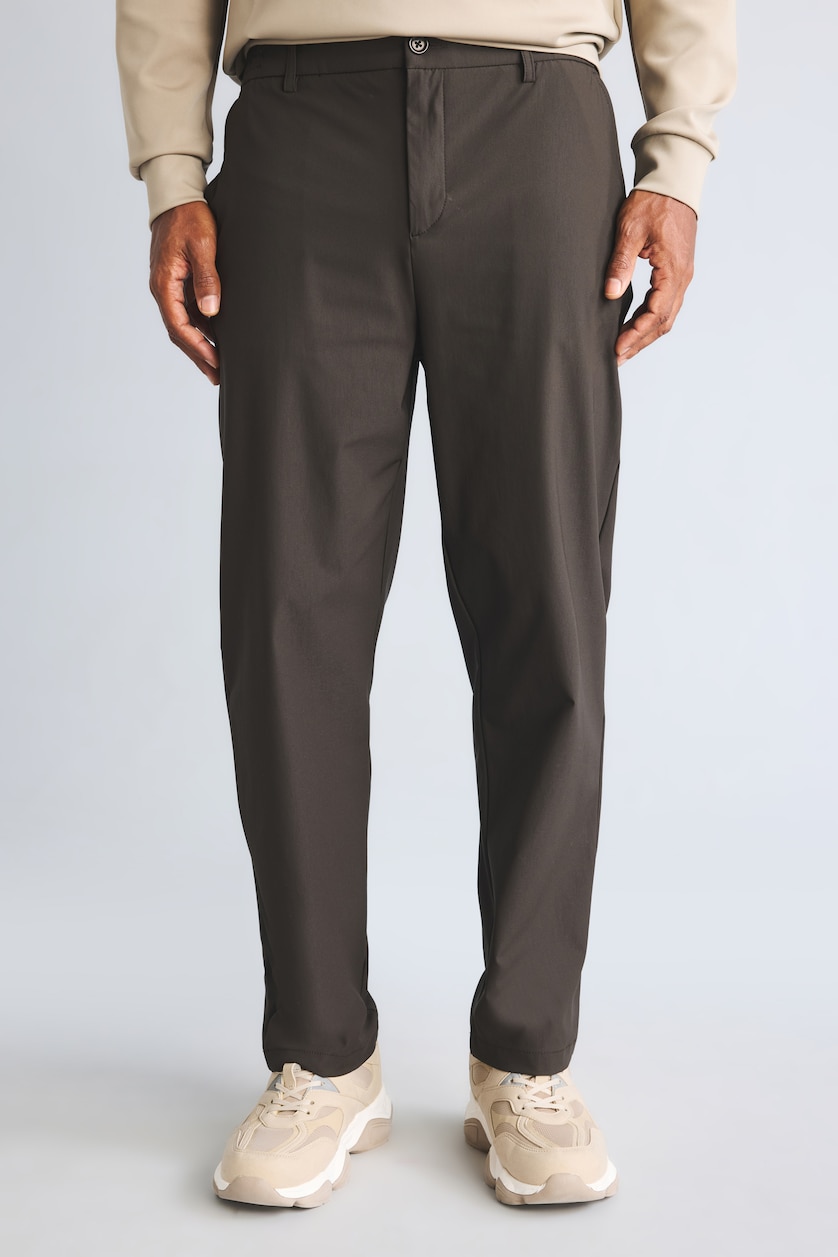 Men Brown Standard Fit Trousers