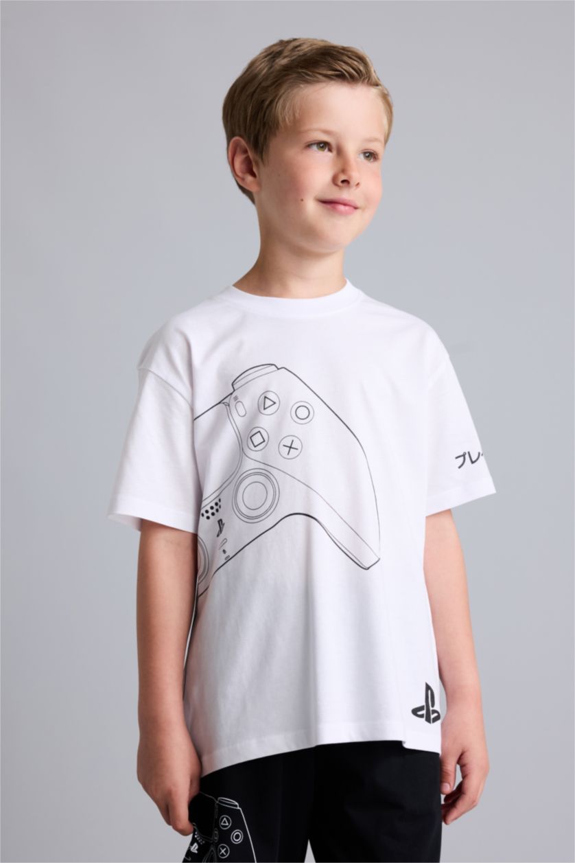Young Boys - Teen Boys White 2 piece Regular Fit Knitted Pyjamas