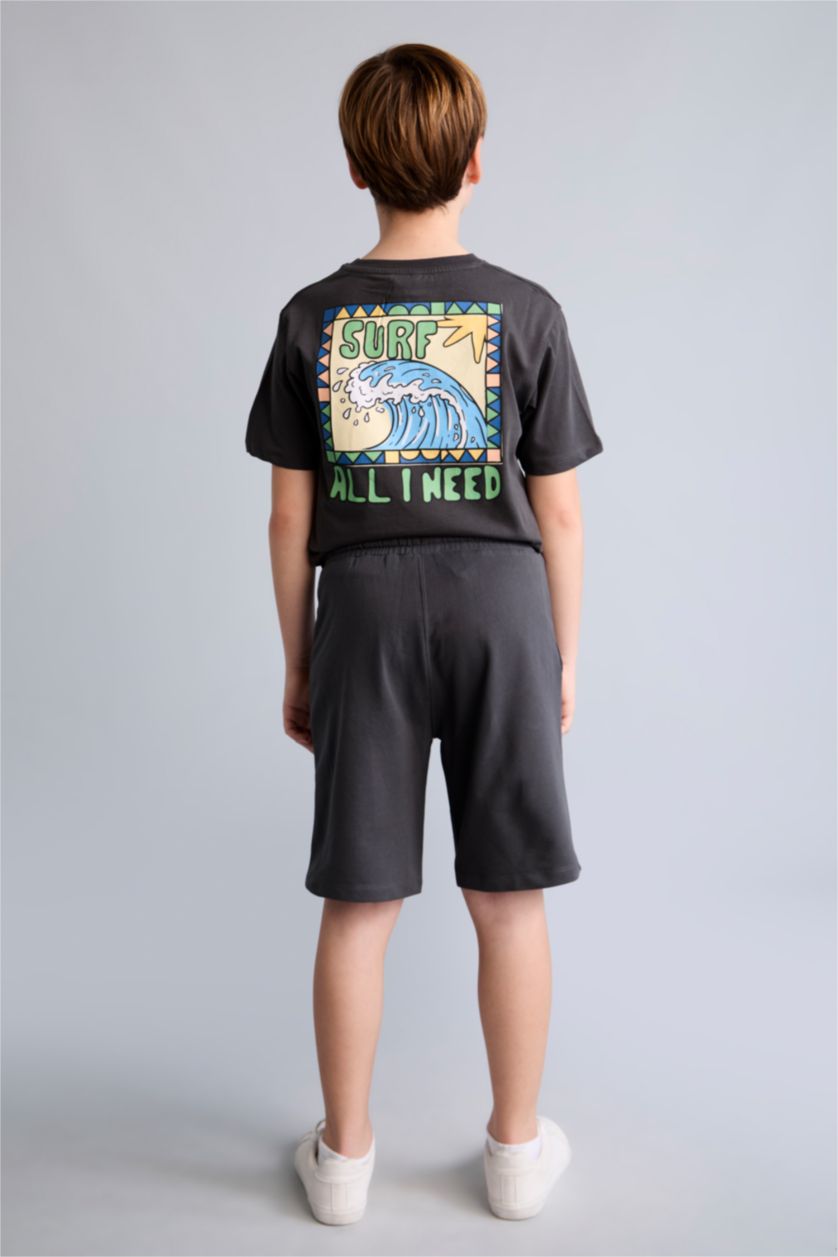 Young Boys - Teen Boys Anthracite Oversize Fit Shorts