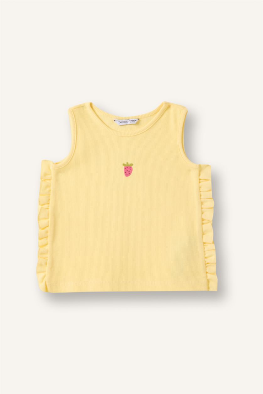 Baby Girls Yellow Baby Girl Ribana Tank Top