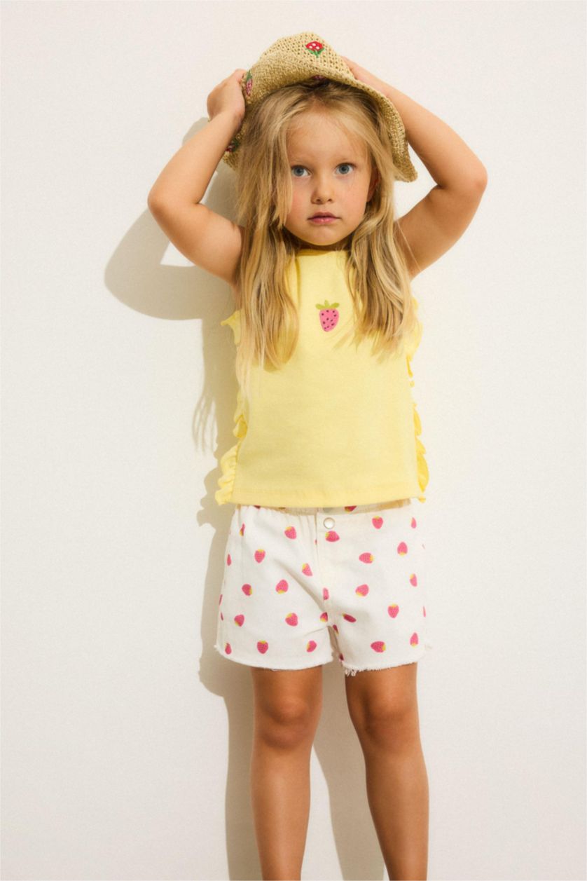 BÉBÉ FILLE Jaune Débardeur