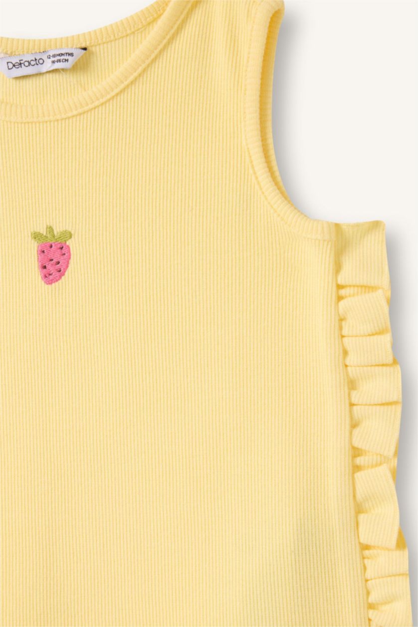 BÉBÉ FILLE Jaune Débardeur