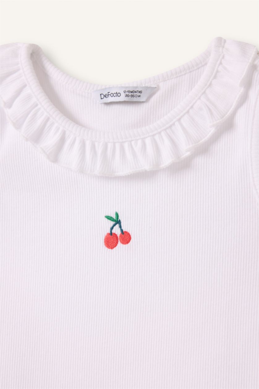 Baby Girls White Baby Girl Ribana Tank Top