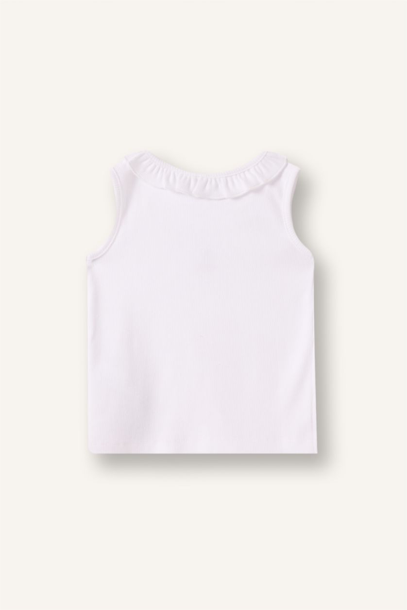 Baby Girls White Baby Girl Ribana Tank Top