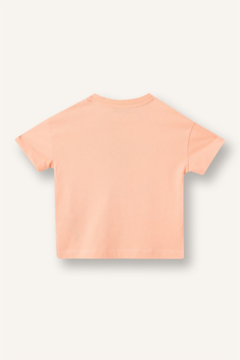 Baby Girls Light Rose Relax Fit Short Sleeve T-Shirt
