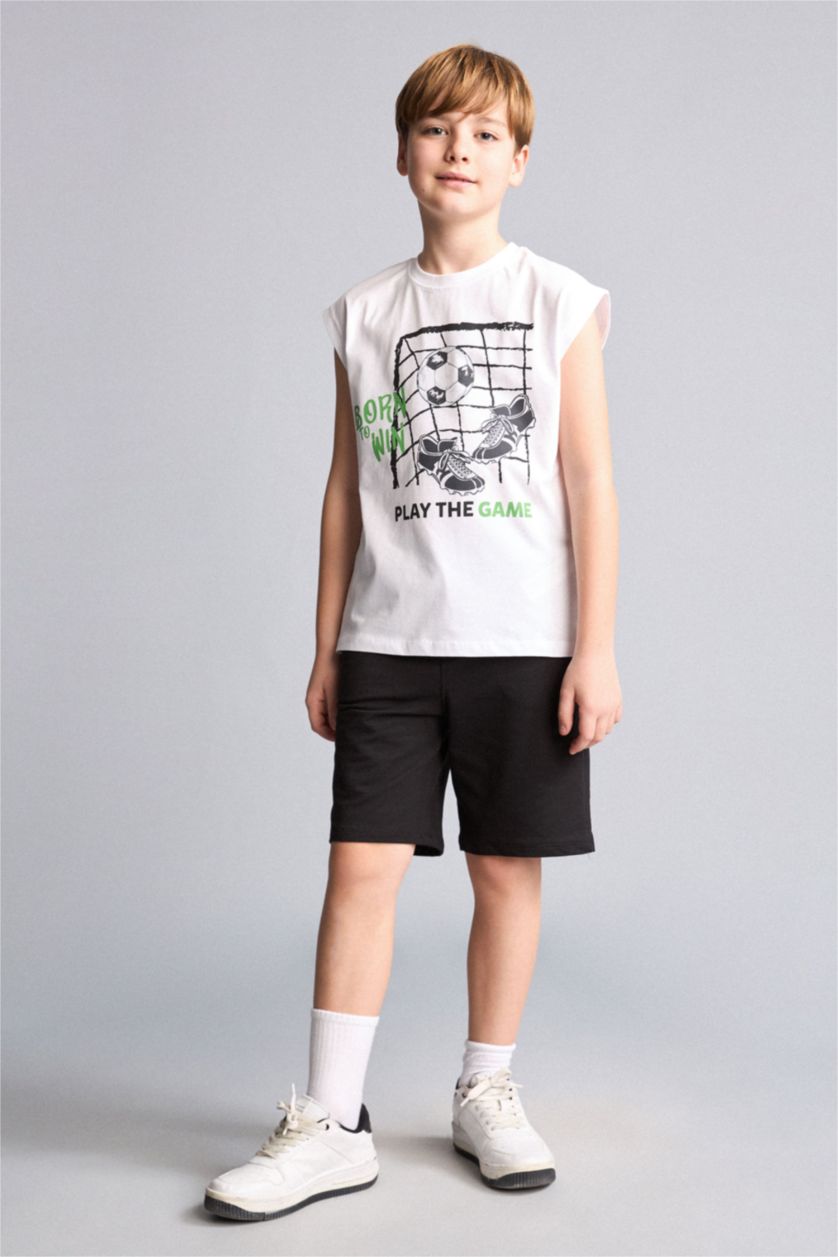 Young Boys - Teen Boys White 2 piece Oversize Fit Set