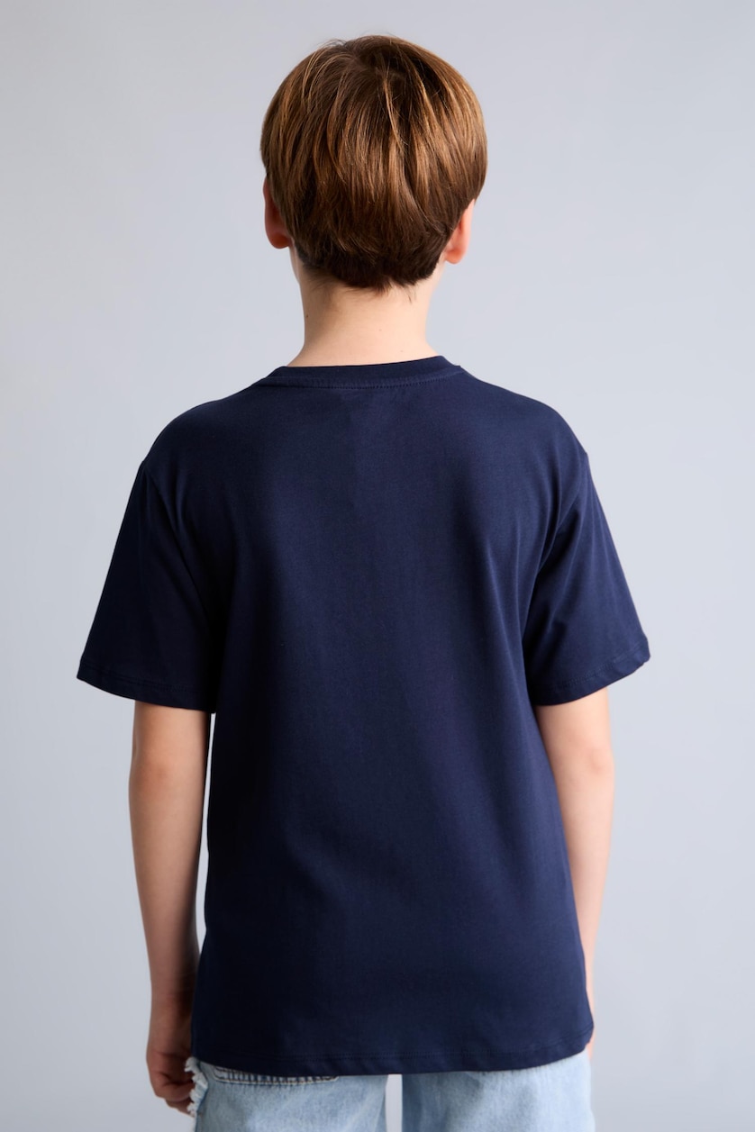BOYS & TEENS NAVY Boy Regular Fit Marvel Spiderman Short Sleeve T-Shirt