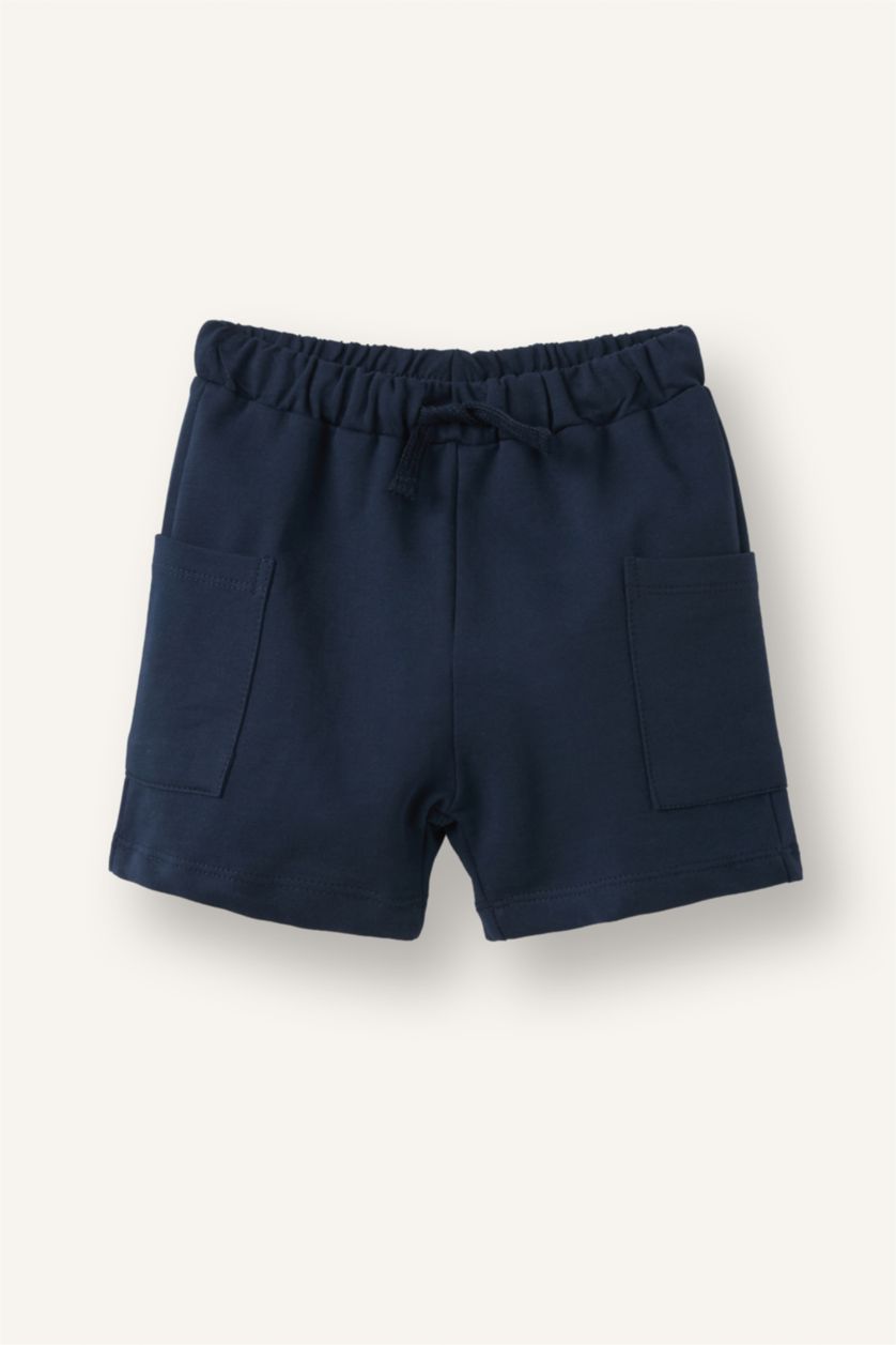 Baby Boys Ecru 2 piece Regular Fit Embroidered Set