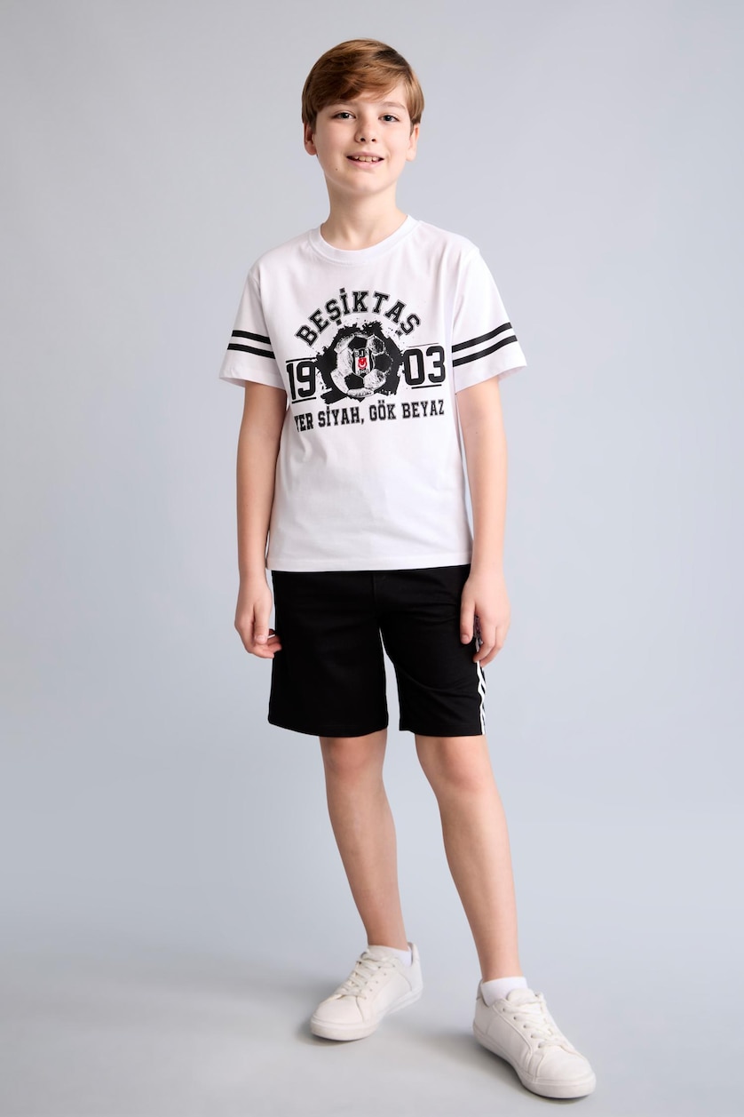 Young Boys - Teen Boys White Boy Regular Fit Short Sleeve T-Shirt