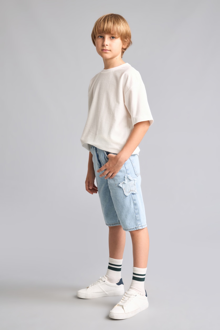 Young Boys - Teen Boys Light Blue Boy Denim Shorts