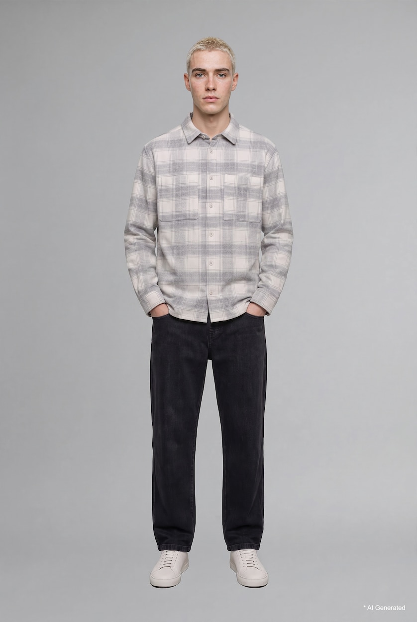 رجال أنثرا Wide Leg Normal Waist Wide Leg Jeans
