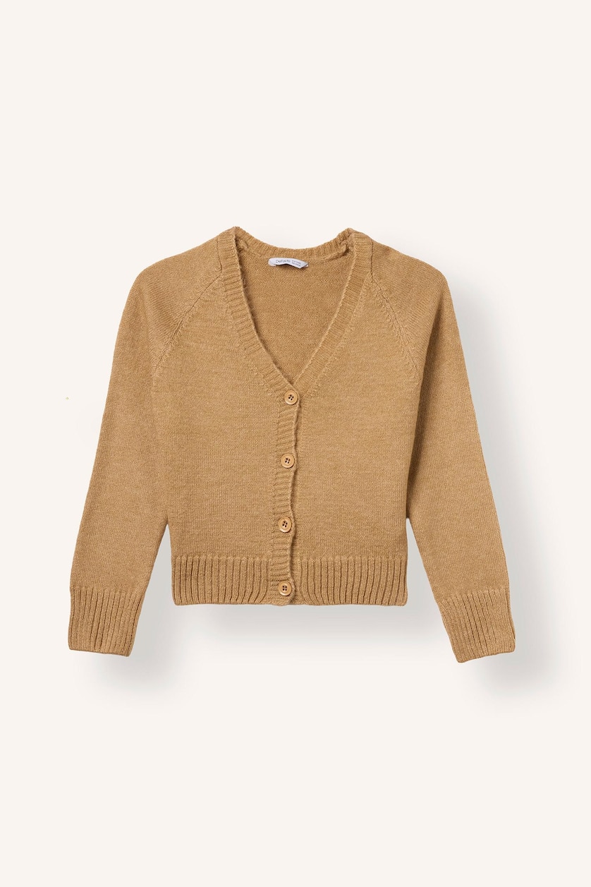 Young Girls - Teen Girls Sand Regular Fit Cardigan