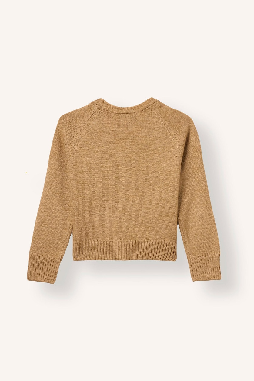 Young Girls - Teen Girls Sand Regular Fit Cardigan