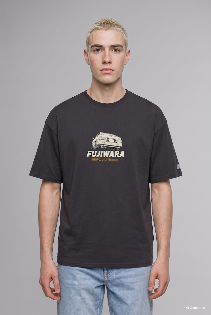 رجال أنثرا Boxy Fit Short Sleeve T-Shirt