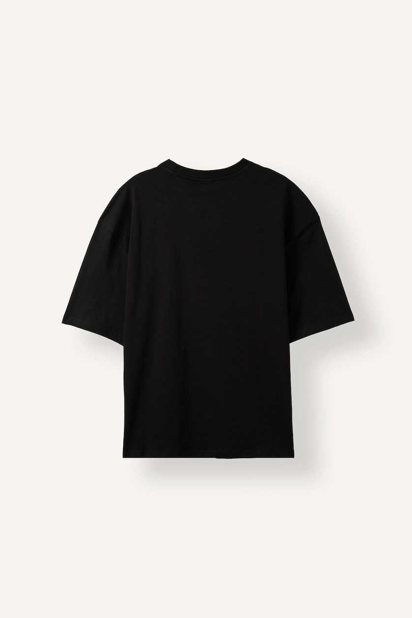 MAN Black Boxy Fit Batman Print Short Sleeve T-Shirt