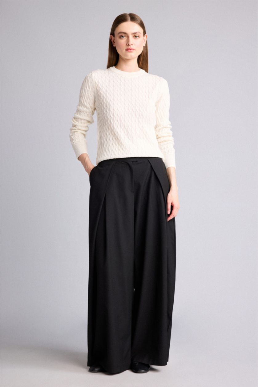 Women Ecru Regular Fit Pullover