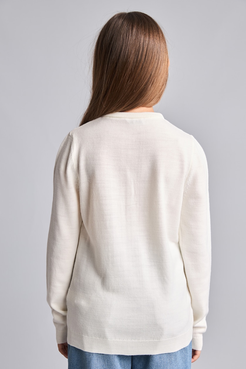 FILLES Écru Gilet pour fille
