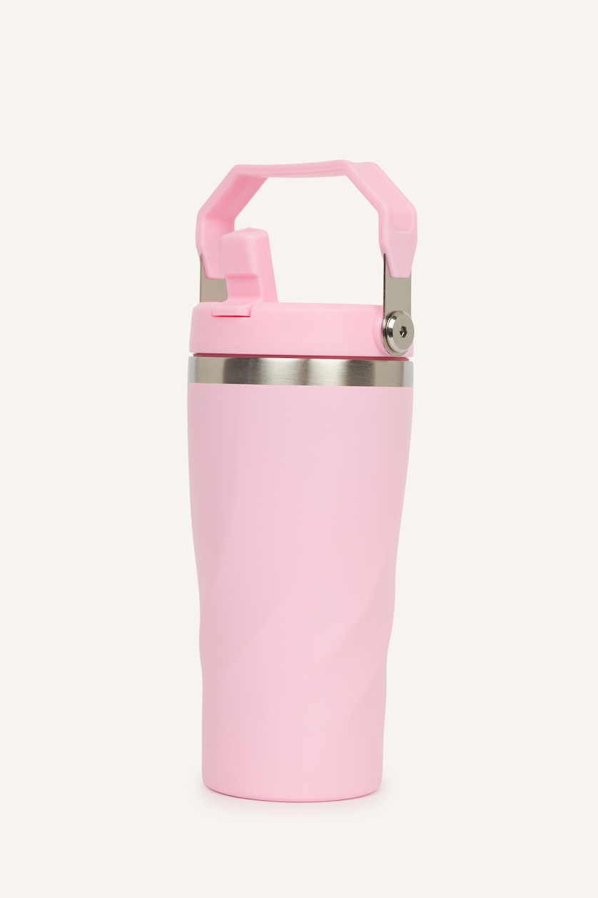Erkek Pembe Kulplu Matara Kupa Bardak Unisex