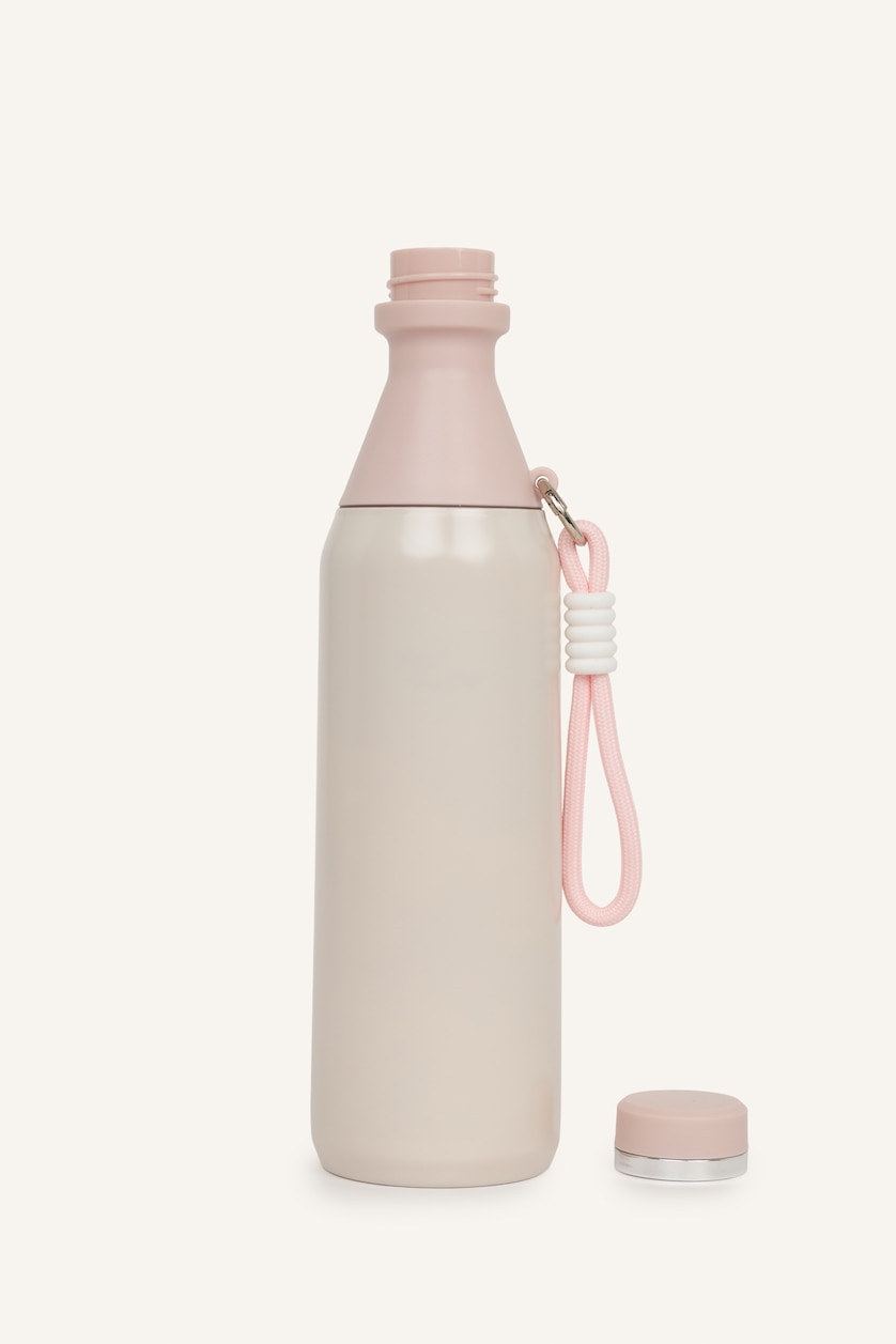 Kadın Pembe Askılı Vidalı Kapak Unisex Termos