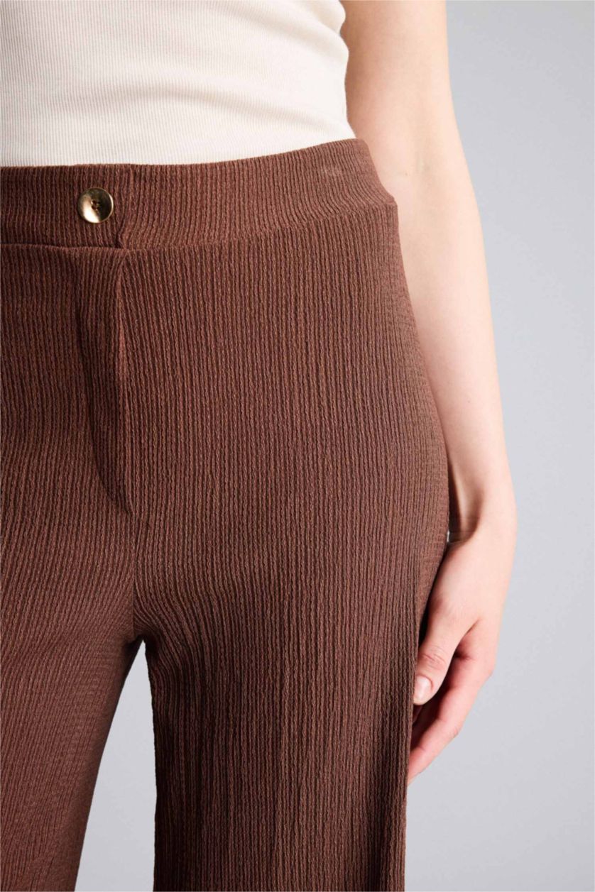 Women Brown Culotte Fit Trousers