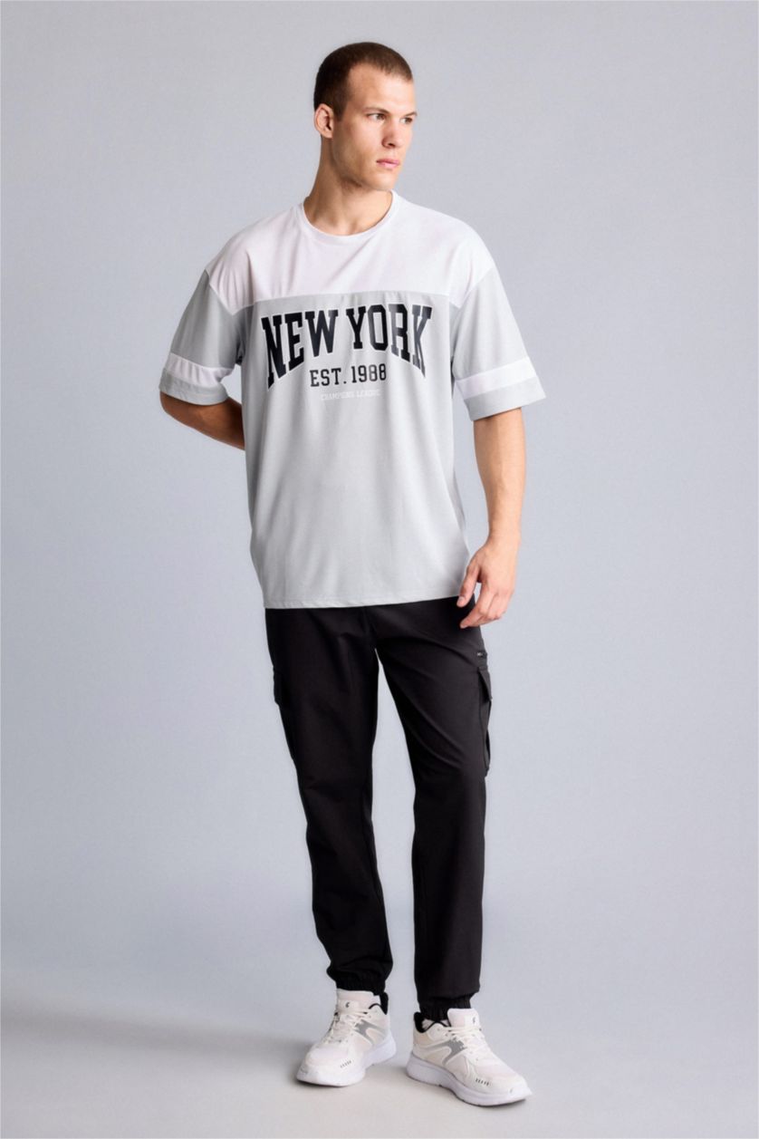 MAN Black Standard Fit Woven Jogger