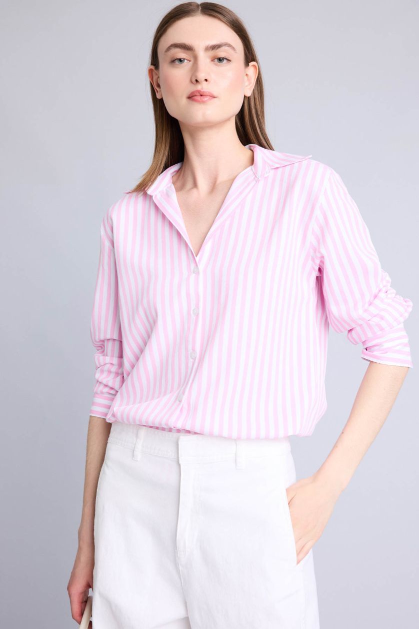نساء زهري Long Sleeve Shirt