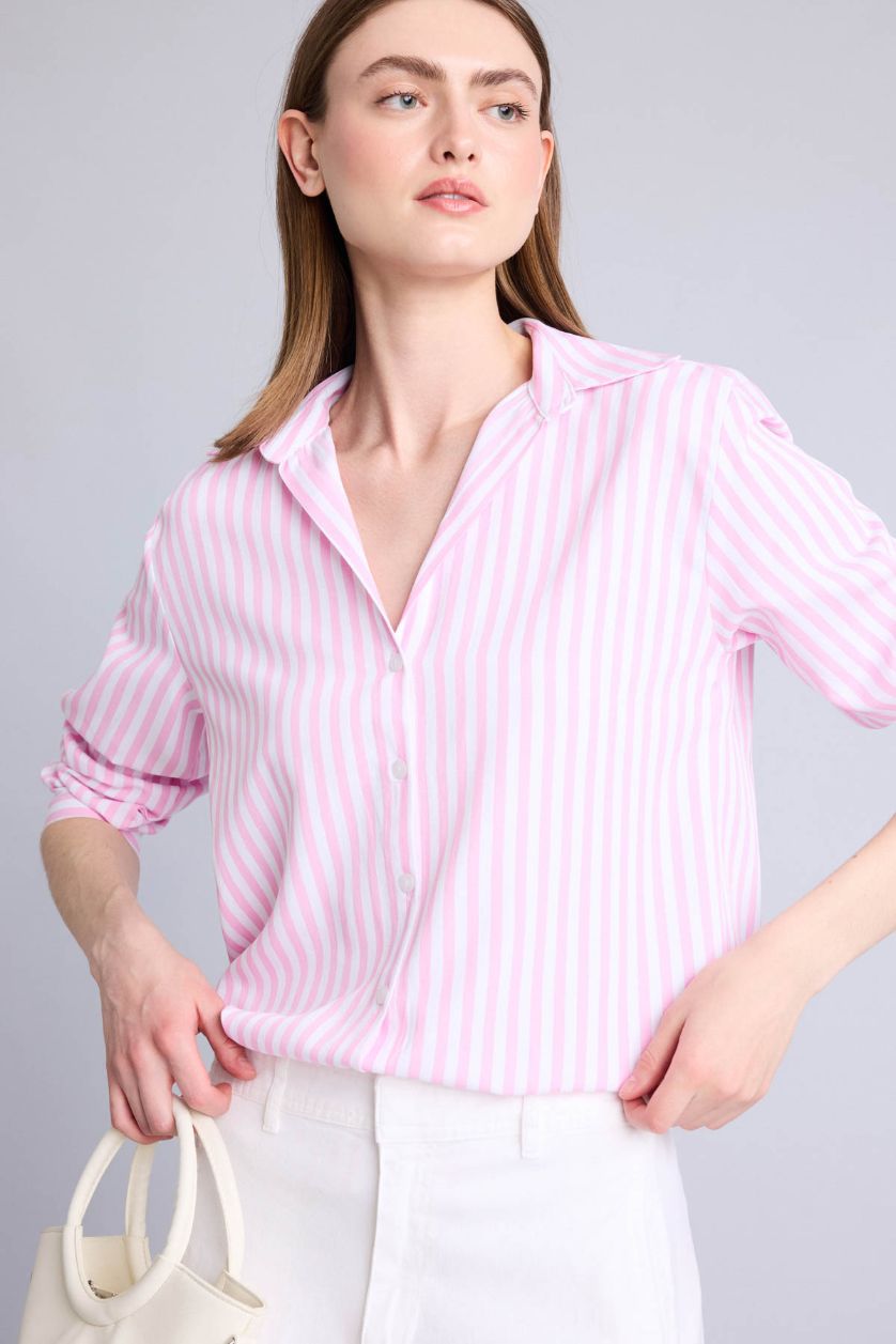 نساء زهري Long Sleeve Shirt