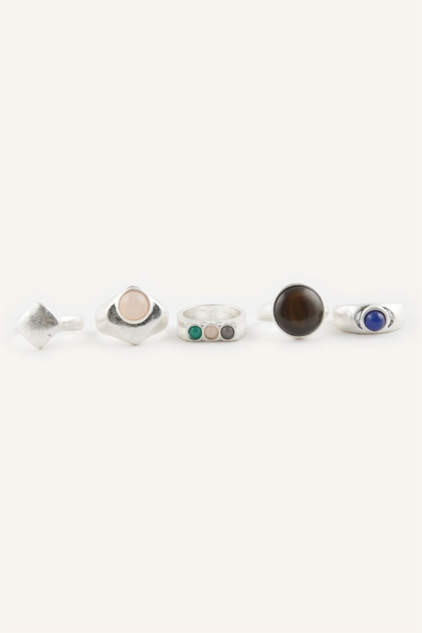 نساء Antik Gümüş Manuka x Defacto Woman Ring