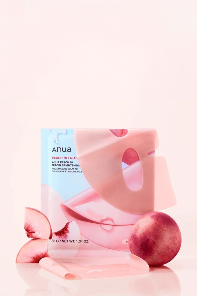 Kadın Pembe Anua Peach 70 Aydınlatıcı Kollajen Maskesi