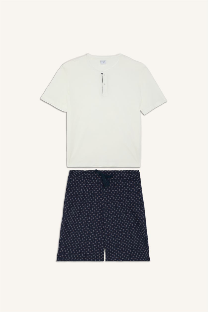 Men White 2 piece Set