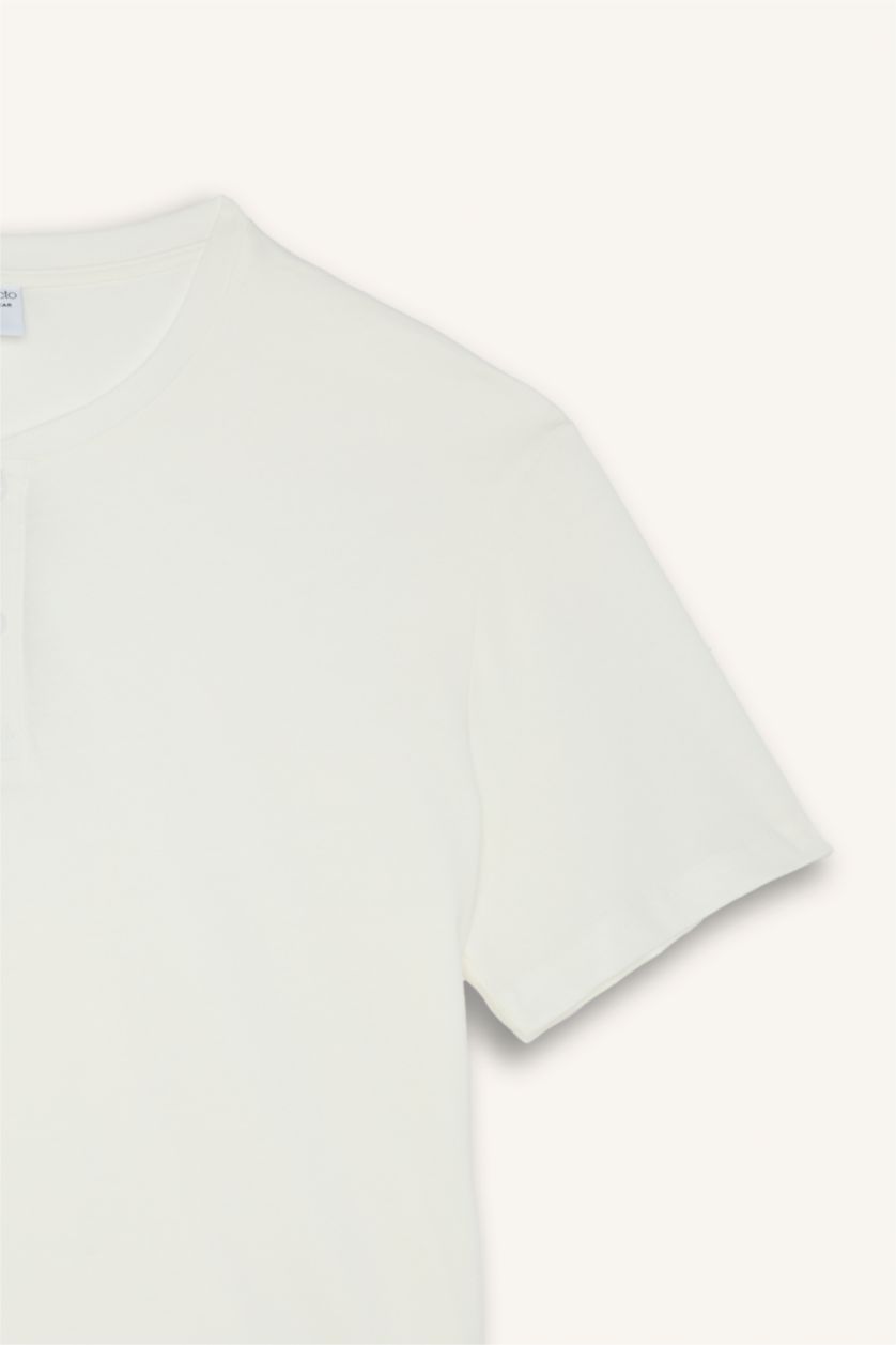 Men White 2 piece Set