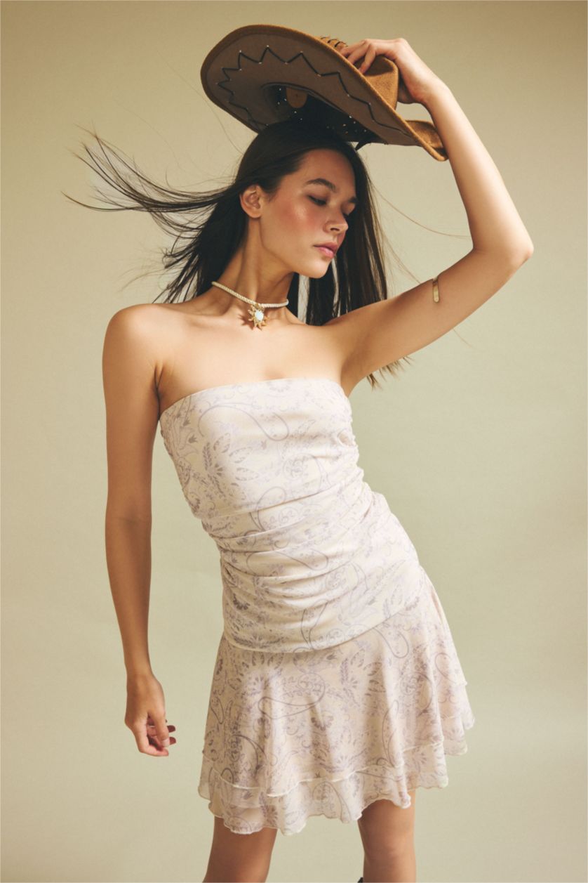 Women Stone Tulle Dress