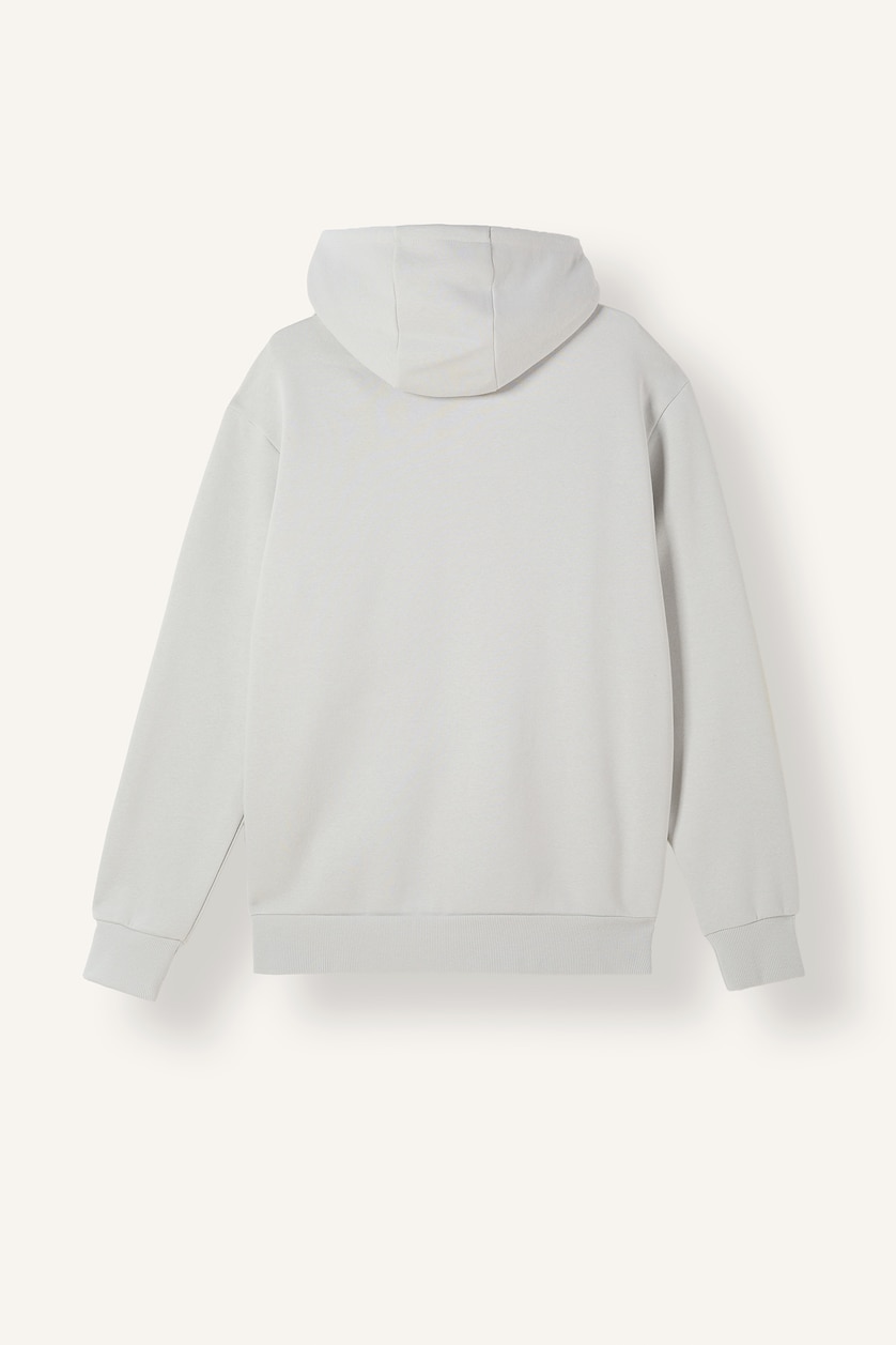 Erkek Taş Şişirilebilir Boyun Yastıklı Fermuarlı Sweatshirt