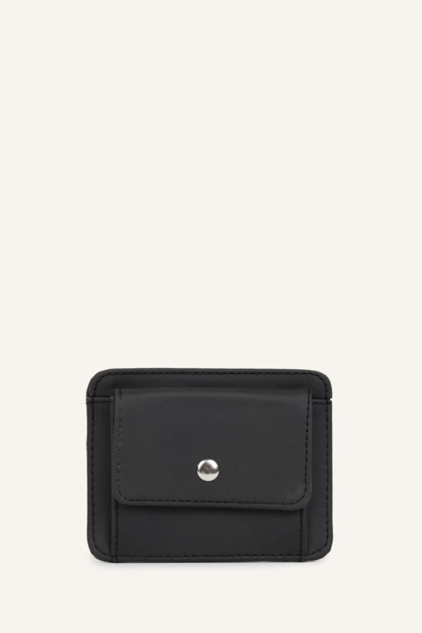 Men Black Man Business Card Wallet