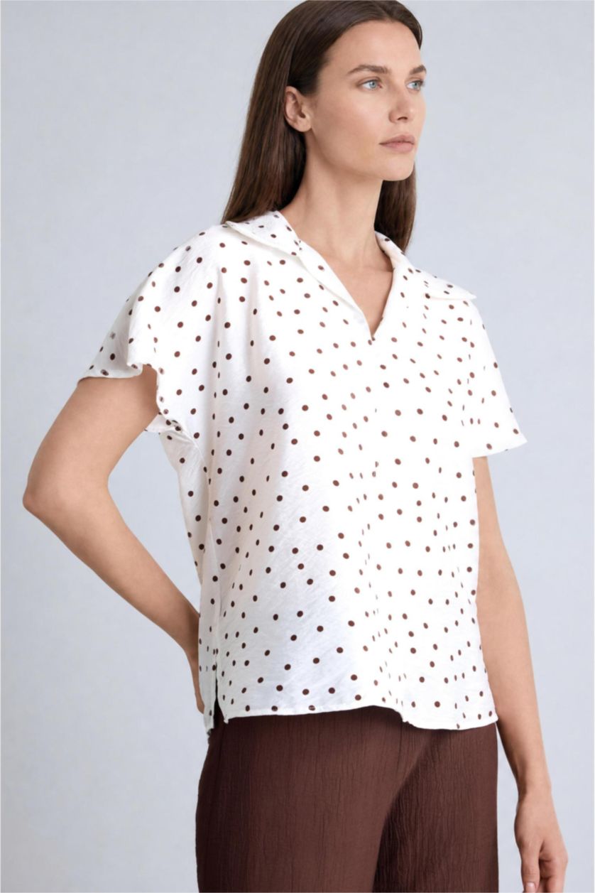 Women White Relax Fit