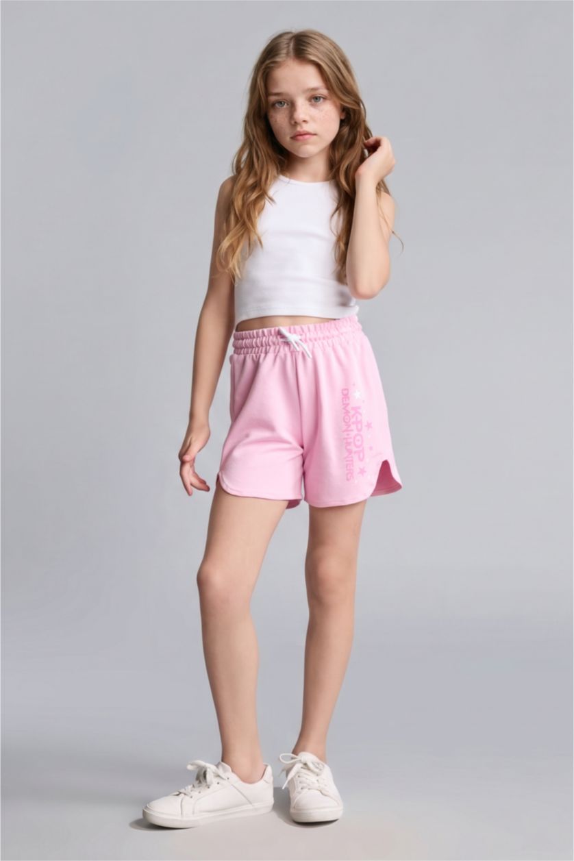 GIRLS & TEENS Pink Girl K-POP DEMON HUNTERS Pink Shorts