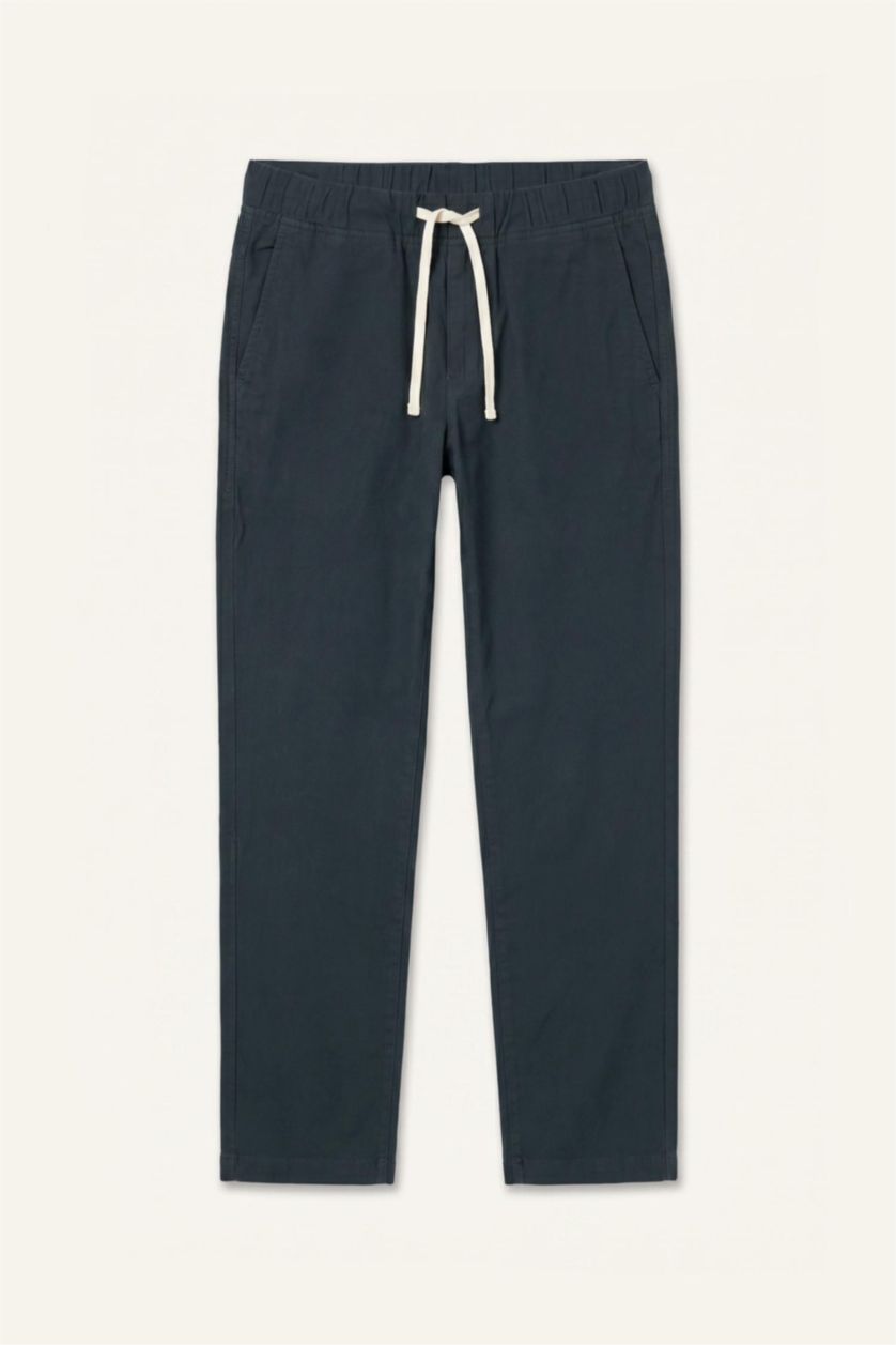 Men Dark Anthracite Regular Fit Trousers
