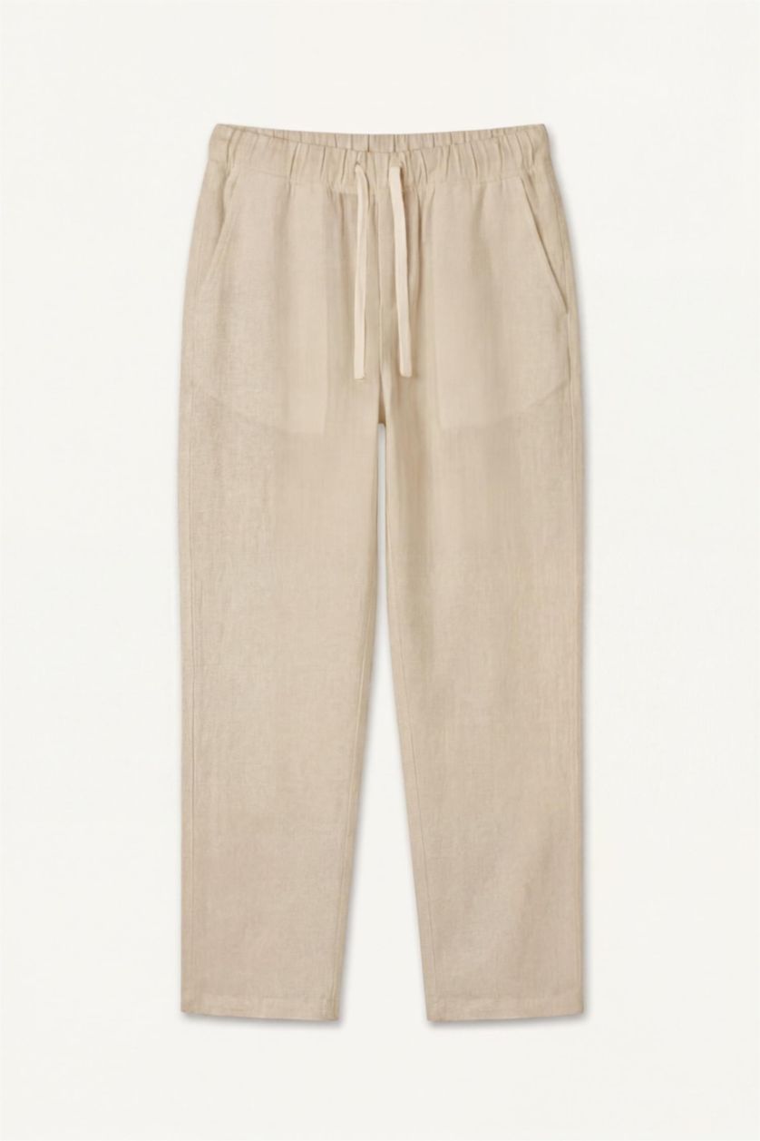 Men Beige Regular Fit Trousers