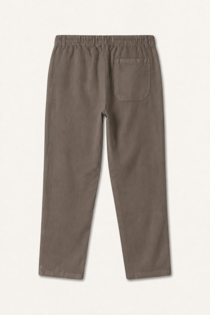 Erkek Açık Kahve %100 Pamuk Regular Fit Pantolon