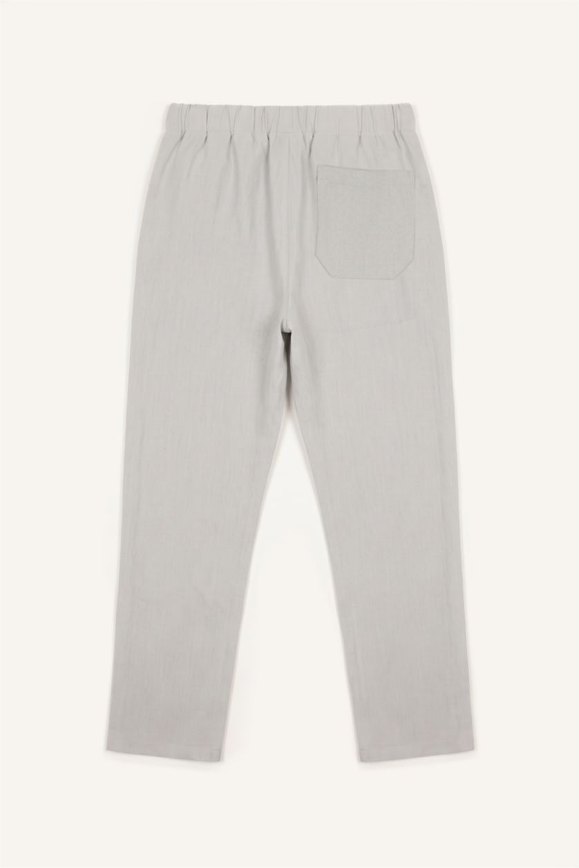 Men Stone Regular Fit Trousers