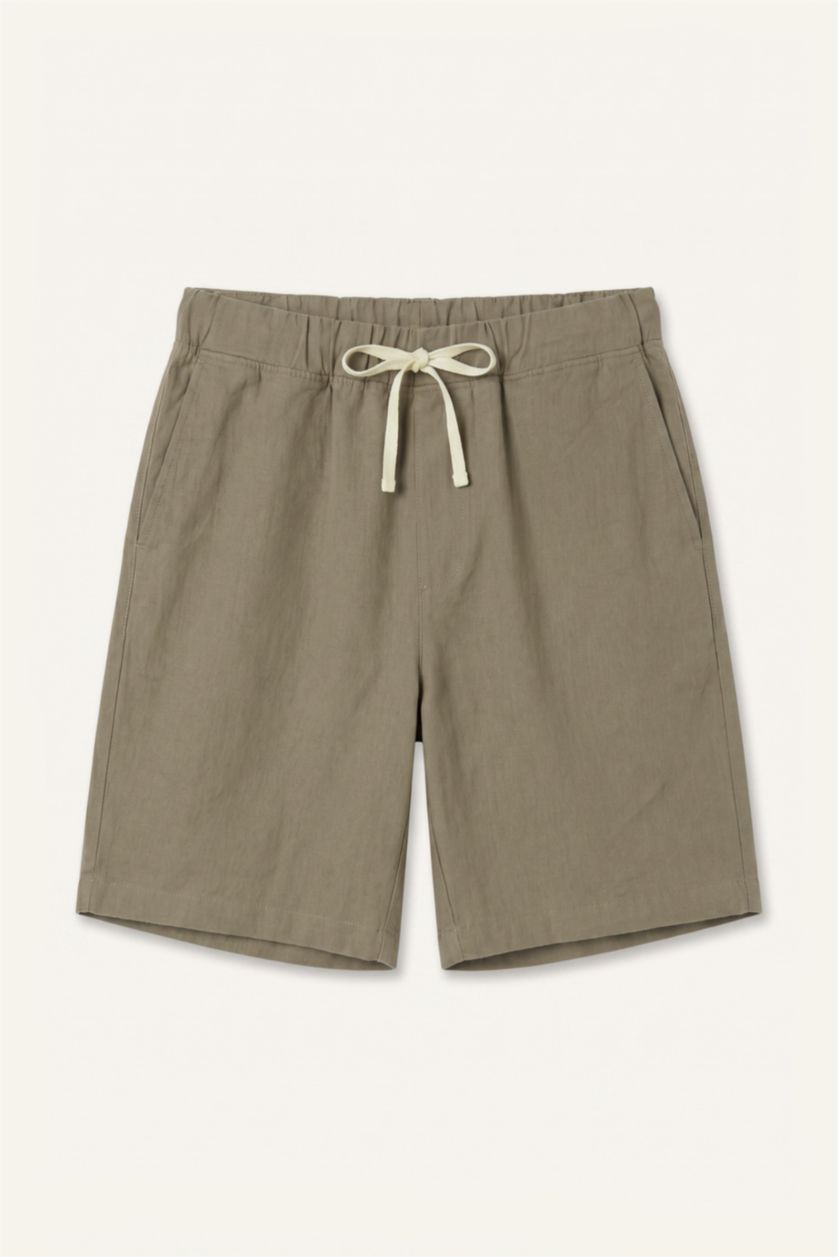 Erkek Açık Kahve Relaxed Fit Bermuda Şort