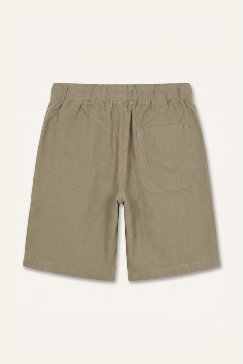Erkek Açık Kahve Relaxed Fit Bermuda Şort