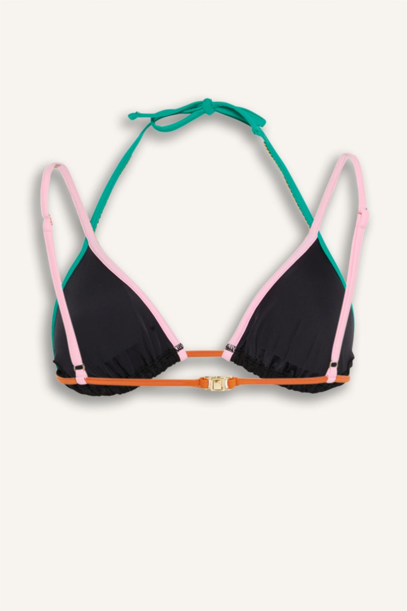 Kadın Siyah Lilyrose X DeFacto Regular Fıt Bikini Üstü