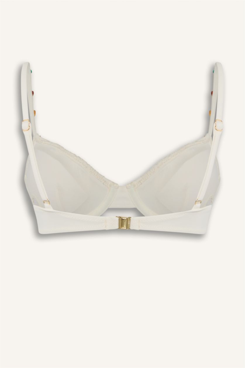Women White Bikini Top
