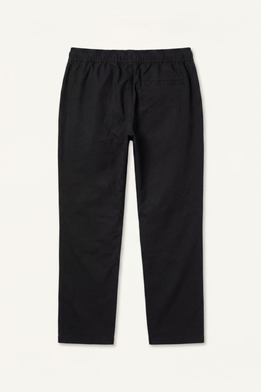 Erkek Siyah Regular Fit Pantolon
